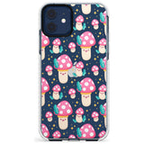 Cute Mushrooms Pattern Impact Phone Case for iPhone 11