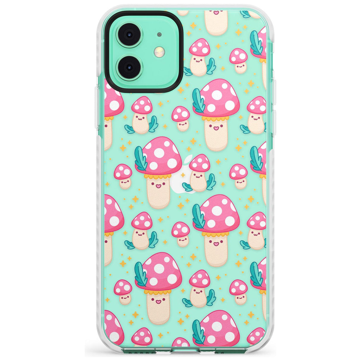 Cute Mushrooms Pattern Impact Phone Case for iPhone 11