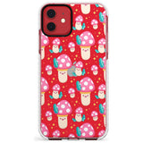 Cute Mushrooms Pattern Impact Phone Case for iPhone 11