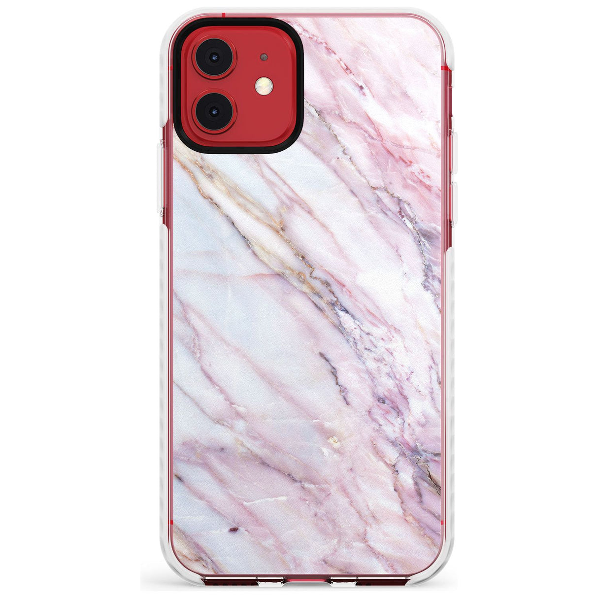 White, Pink & Purple Onyx Marble Texture Slim TPU Phone Case for iPhone 11