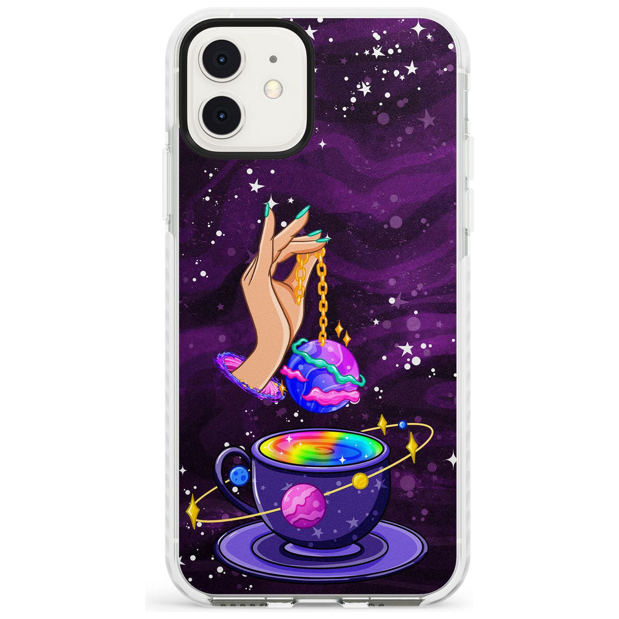 Space Tea Impact Phone Case for iPhone 11