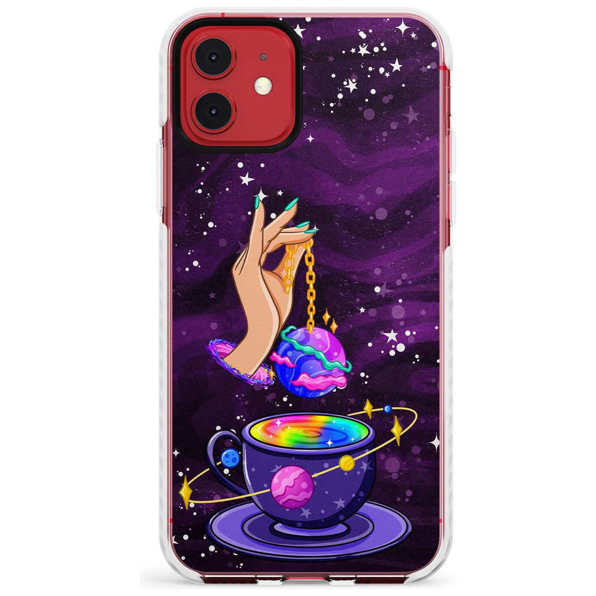 Space Tea Impact Phone Case for iPhone 11