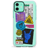 No Bad Vibes Sticker Mix Slim TPU Phone Case for iPhone 11