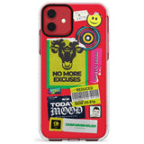 No More Excuses Sticker Mix Slim TPU Phone Case for iPhone 11