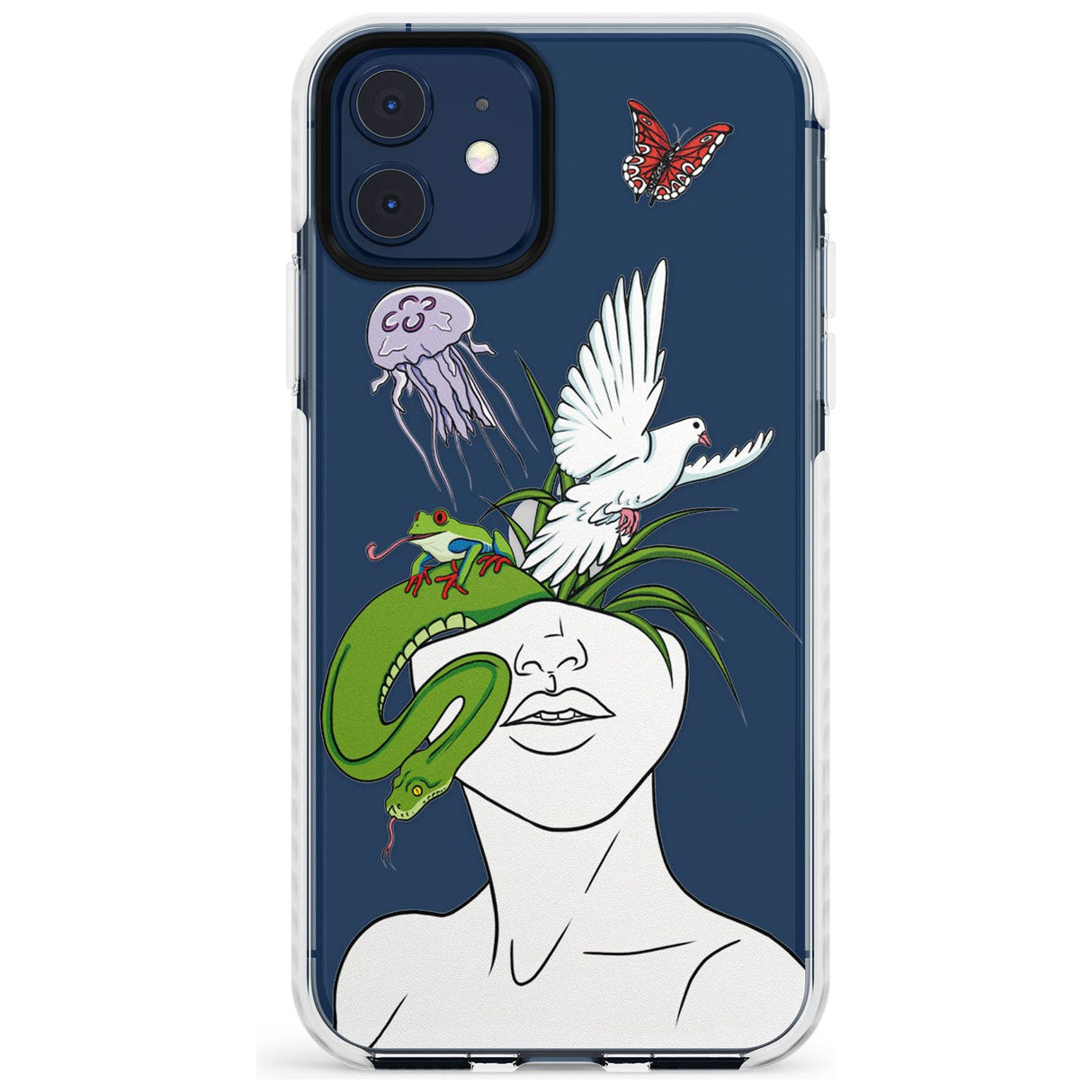 WILD THOUGHTS Slim TPU Phone Case for iPhone 11