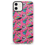 Pink Day of The Dead Pattern Impact Phone Case for iPhone 11