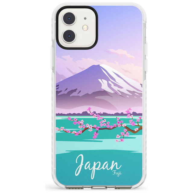 Vintage Travel Poster Japan Impact Phone Case for iPhone 11