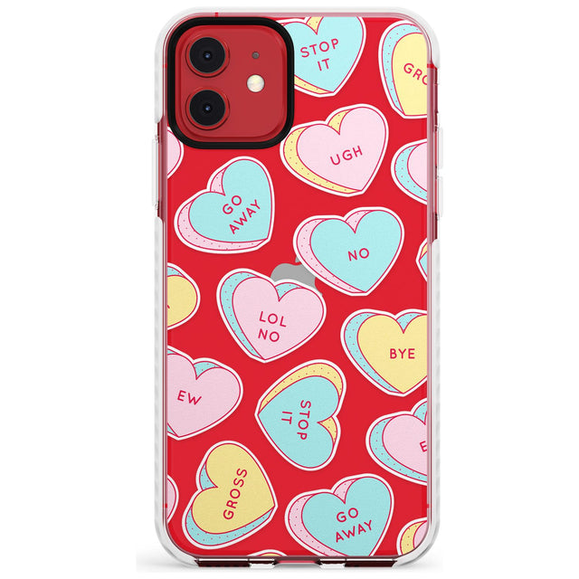 Sarcastic Love Hearts Slim TPU Phone Case for iPhone 11