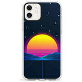 Retro Sunset Vaporwave Impact Phone Case for iPhone 11