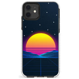 Retro Sunset Vaporwave Impact Phone Case for iPhone 11