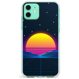 Retro Sunset Vaporwave Impact Phone Case for iPhone 11