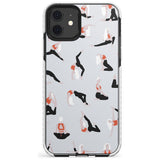 Yoga Poses Slim TPU Phone Case for iPhone 11