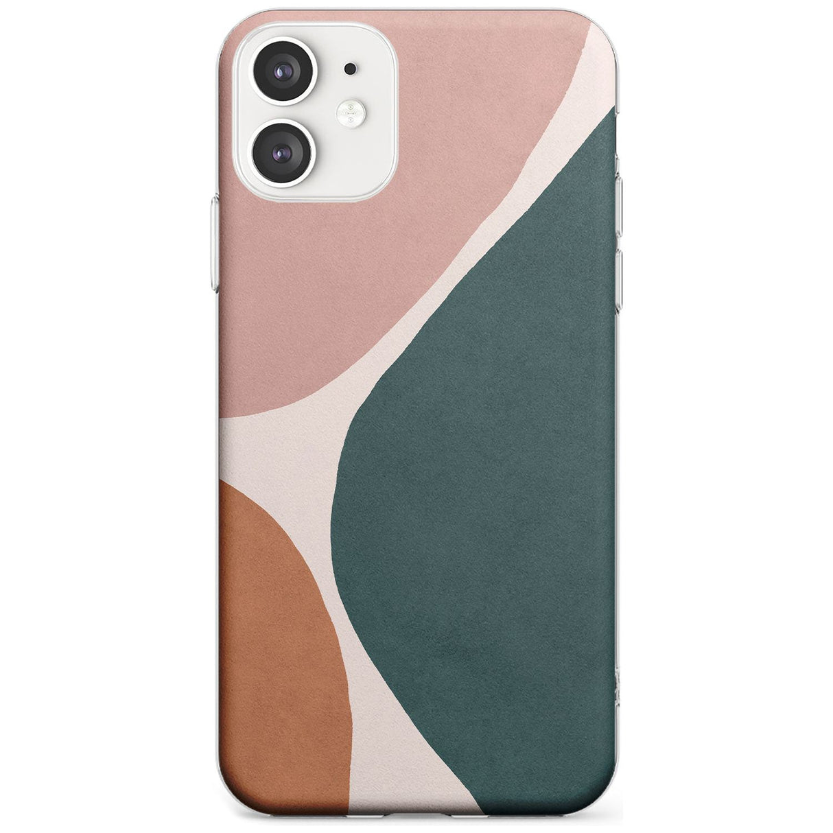 Lush Abstract Watercolour Design #8 Phone Case iPhone 11 / Clear Case,iPhone 12 / Clear Case,iPhone 12 Mini / Clear Case Blanc Space