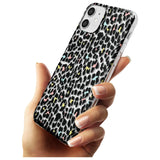 Mixed Pastels Leopard Print - Transparent Slim TPU Phone Case for iPhone 11