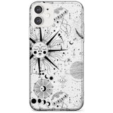 Large Sun Vintage Astrological Slim TPU Phone Case for iPhone 11