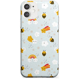 Sweet As Honey Patterns: Bees & Rainbows