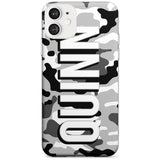 Greyscale Camo Black Impact Phone Case for iPhone 11