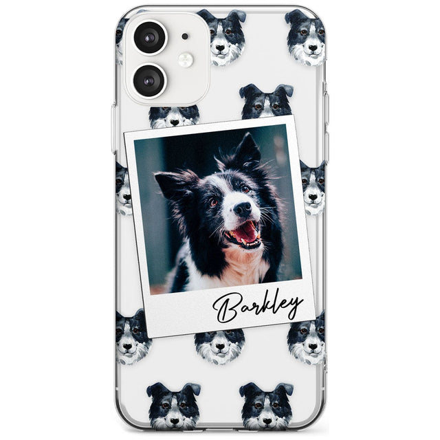 Border Collie - Custom Dog Photo Black Impact Phone Case for iPhone 11