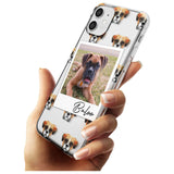 Boxer - Custom Dog Photo Black Impact Phone Case for iPhone 11