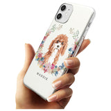 Cavapoo - Watercolour Dog Portrait Slim TPU Phone Case for iPhone 11