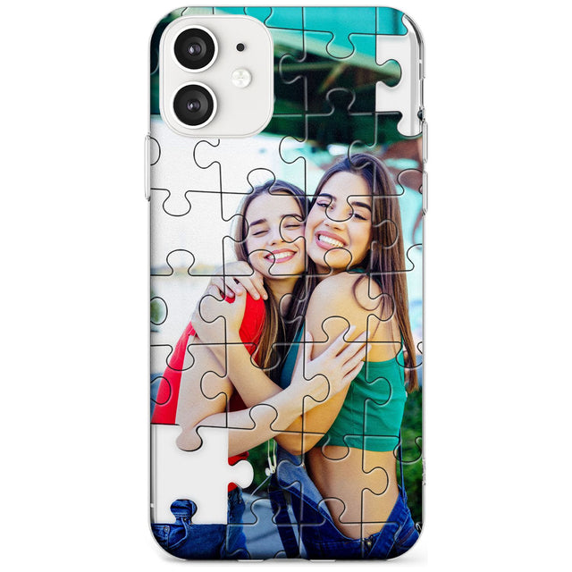 Personalised Jigsaw Puzzle Photo Slim TPU Phone Case for iPhone 11