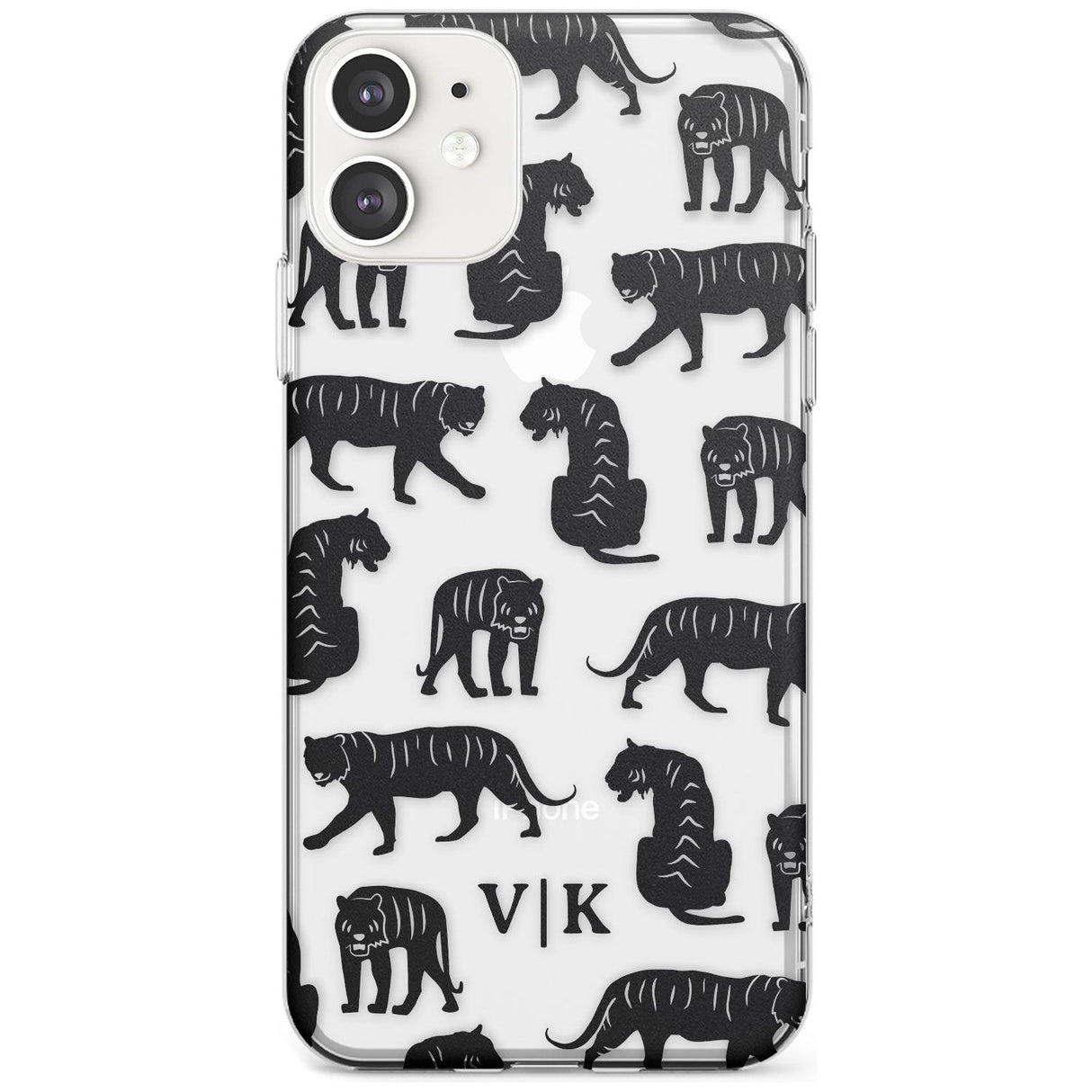 Tiger Silhouettes iPhone Case  Slim Case Custom Phone Case - Case Warehouse