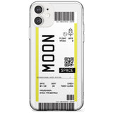 Moon Custom Space Travel Ticket iPhone Case  Slim Case Custom Phone Case - Case Warehouse