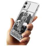 Temperance Tarot Card - Transparent Black Impact Phone Case for iPhone 11