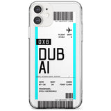 Dubai Boarding Pass iPhone Case  Slim Case Custom Phone Case - Case Warehouse