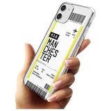 Manchester Boarding Pass   Custom Phone Case - Case Warehouse