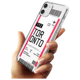 Toronto Boarding Pass iPhone Case   Custom Phone Case - Case Warehouse