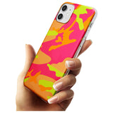 Neon Camo Slim TPU Phone Case for iPhone 11