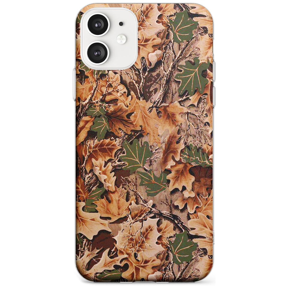 Leaves Camo Slim TPU Phone Case for iPhone 11