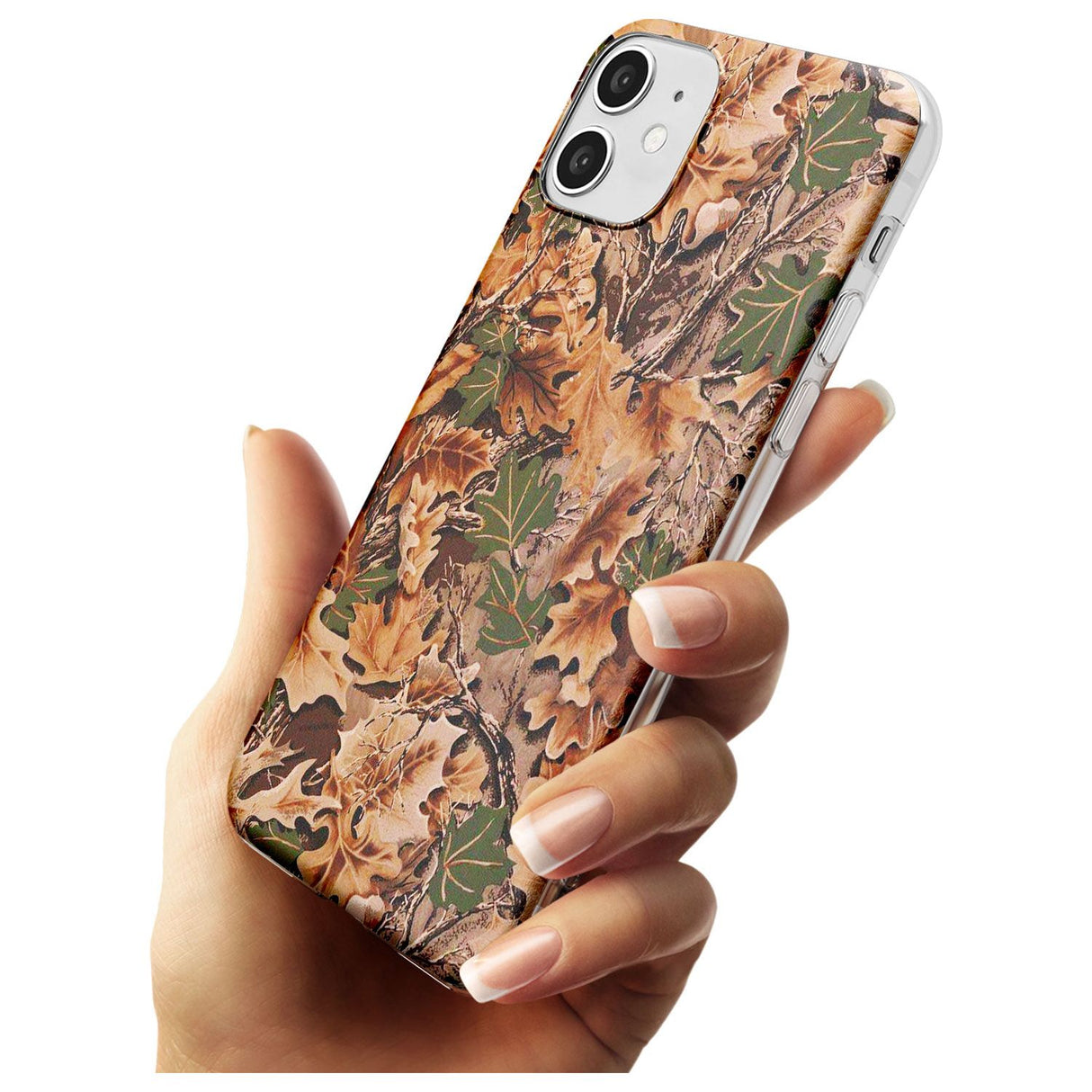 Leaves Camo Slim TPU Phone Case for iPhone 11