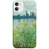 Banks of the Seine by Claude Monet Black Impact Phone Case for iPhone 11