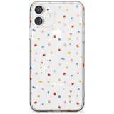 Small Confetti Print Clear iPhone Case  Slim Case Phone Case - Case Warehouse