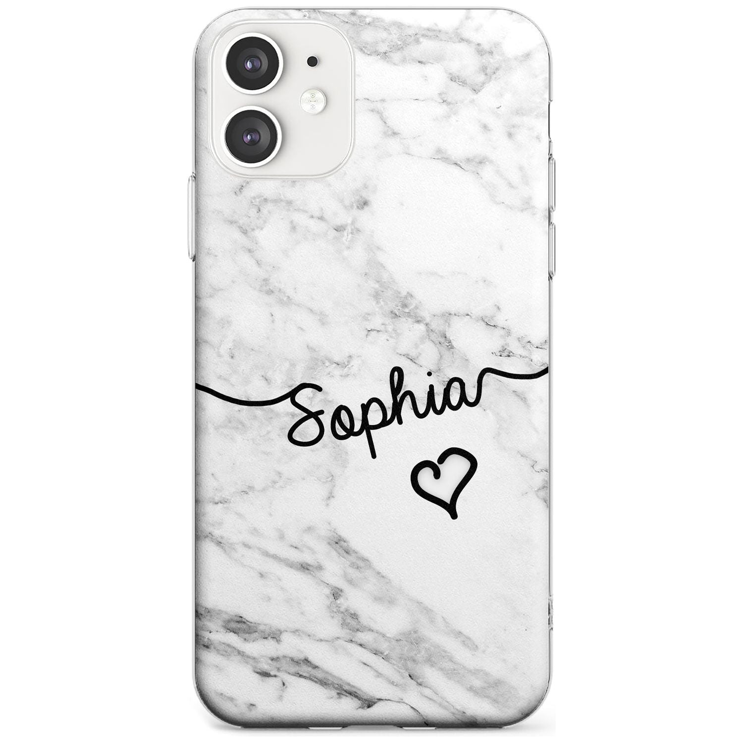 White Marble iPhone Case  Slim Case Custom Phone Case - Case Warehouse