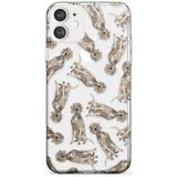 Weimaraner Watercolour Dog Pattern Slim TPU Phone Case for iPhone 11