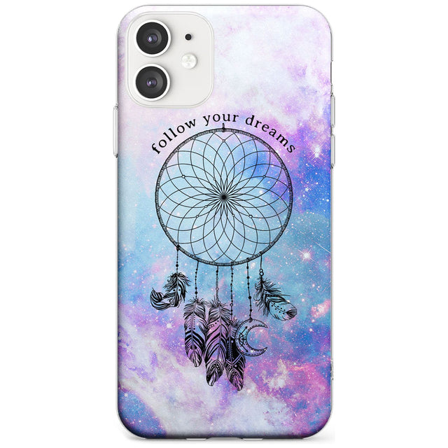 Simple Galaxy Pattern Dreamcatcher iPhone Case  Slim Case Phone Case - Case Warehouse