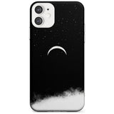 Upside Down Crescent Moon Slim TPU Phone Case for iPhone 11