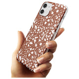 Wildflower Cluster on Terracotta Slim TPU Phone Case for iPhone 11