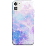 Light Blue Galaxy Pattern Design Slim TPU Phone Case for iPhone 11