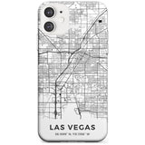 Map of Las Vegas, Nevada Slim TPU Phone Case for iPhone 11