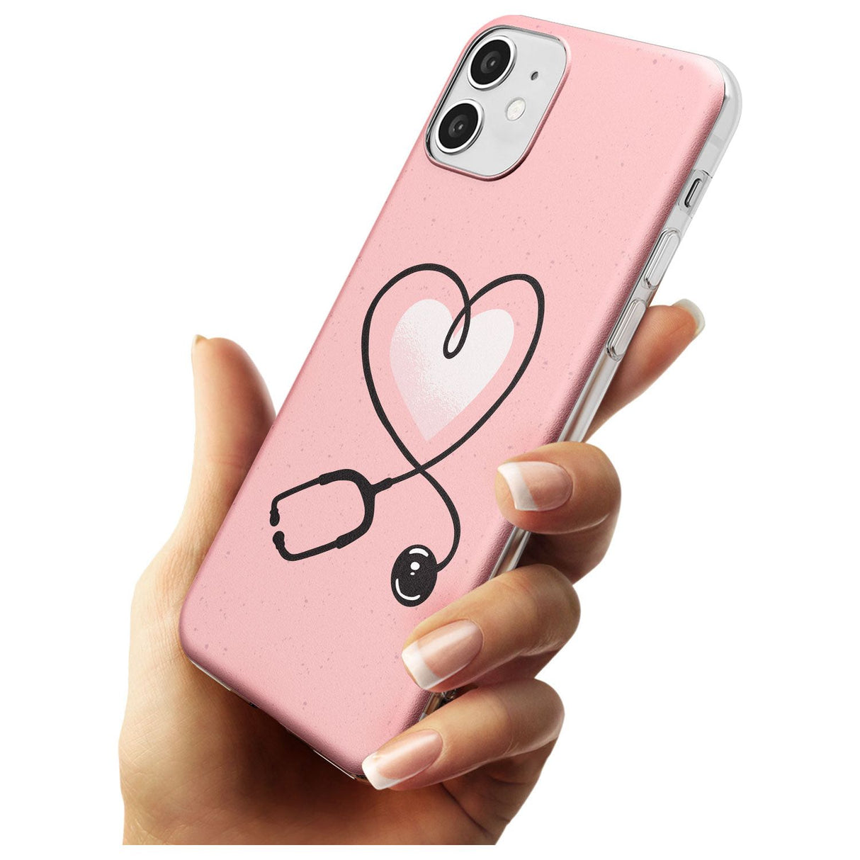 Medical Inspired Design Stethoscope Heart Slim TPU Phone Case for iPhone 11