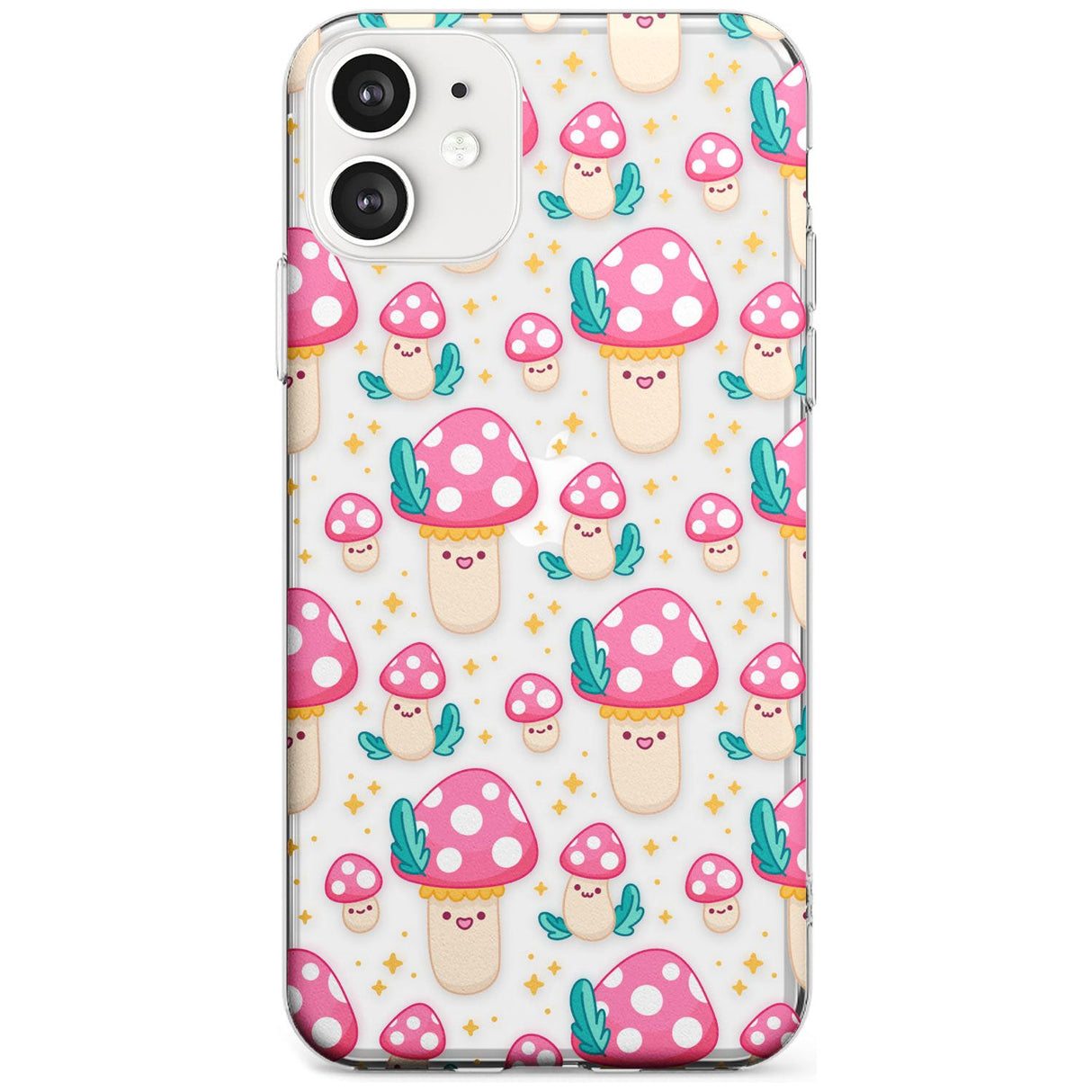 Cute Mushrooms Pattern Slim TPU Phone Case for iPhone 11