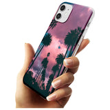 Palm Tree Sunset Photograph Slim TPU Phone Case for iPhone 11