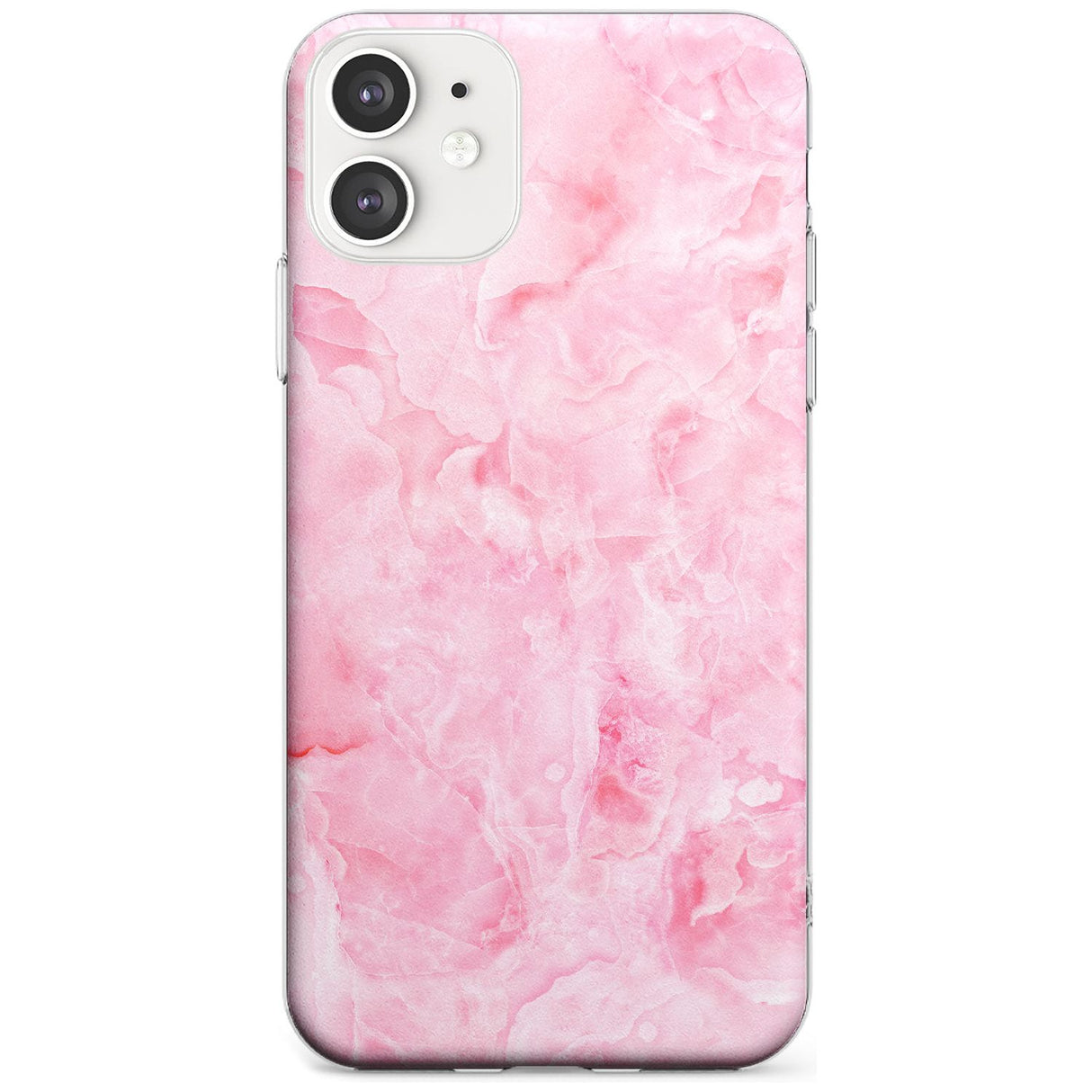 Bright Pink Onyx Marble Texture iPhone Case  Slim Case Phone Case - Case Warehouse