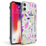 Black Magic Pattern Phone Case iPhone 11 / Clear Case,iPhone 12 / Clear Case,iPhone 12 Mini / Clear Case Blanc Space