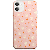 Paws & Hearts Pattern Black Impact Phone Case for iPhone 11