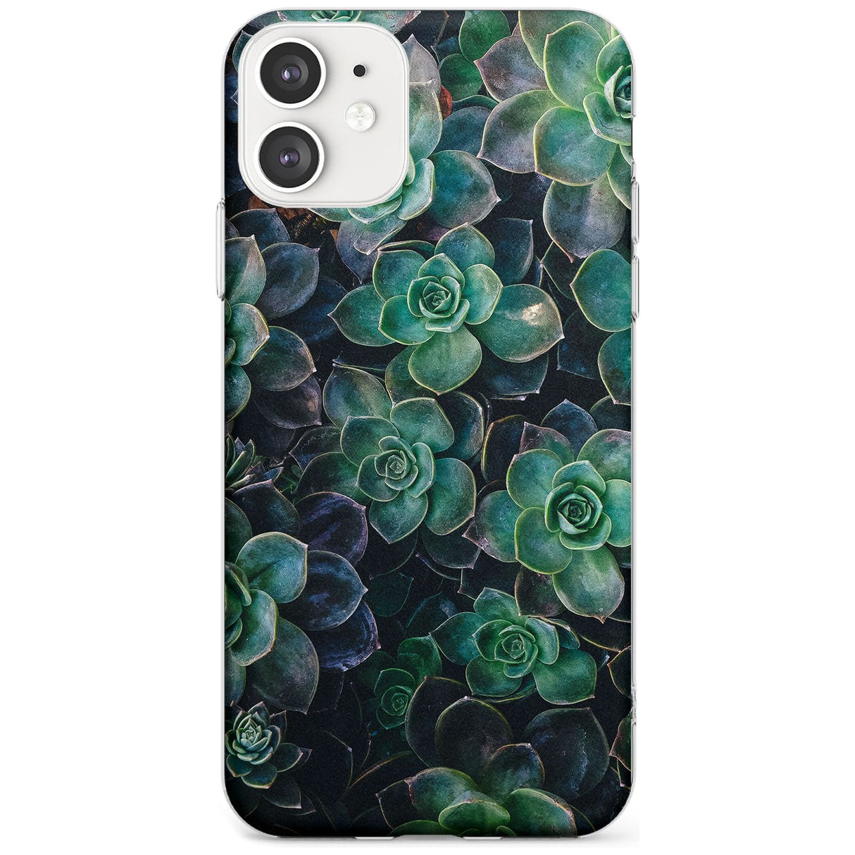 Succulents - Real Botanical Photographs Slim TPU Phone Case for iPhone 11